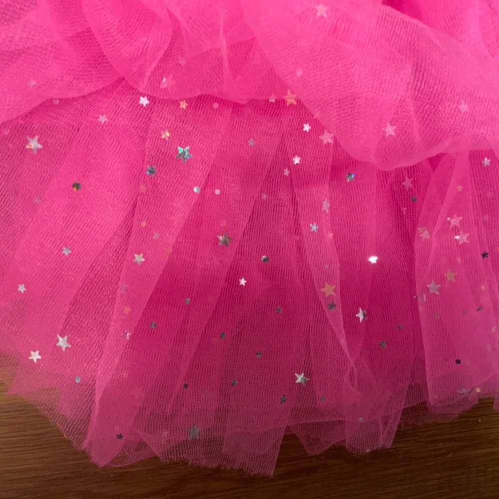 Pink Tutu with Silver Stars
